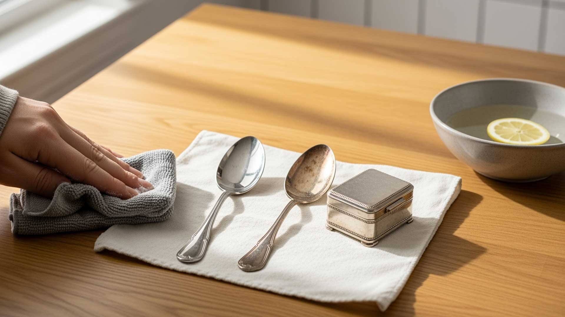 روش های براق کردن نقره در خانه با مواد طبیعی