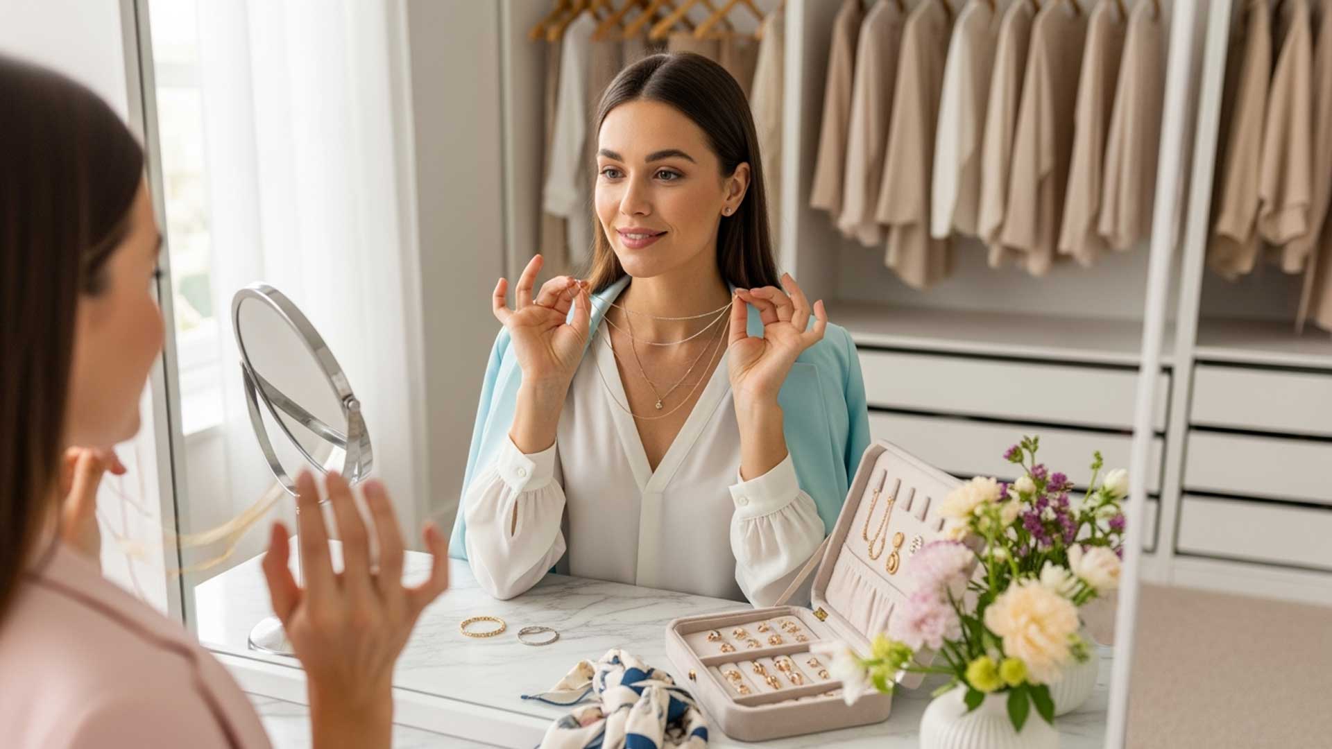 نحوه ست کردن لباس با زیورآلات