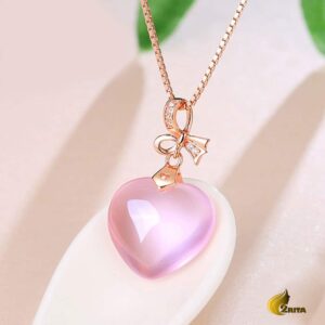 گردنبند نقره دخترانه قلب
