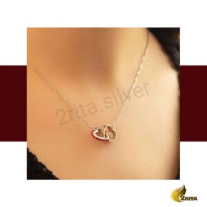 گردنبند نقره قلب