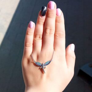 گردنبند نقره زنانه فرشته کد 369