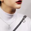 پلاک نقره طرح حلقه