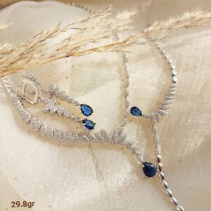 سرویس نقره زنانه طرح جواهر کد 298